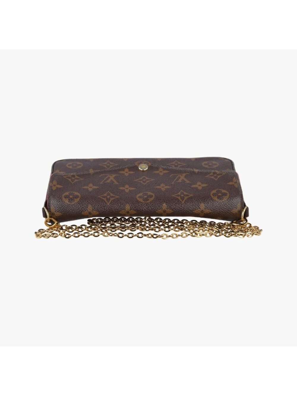 ★SOLD★ Louis Vuitton Pochette Felicity Monogram Brown Canvas Pouch - Picture 8 of 15